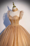 Sweet Tulle Long Prom Dresses, Lovely A-Line Princess Dresses HZ0429